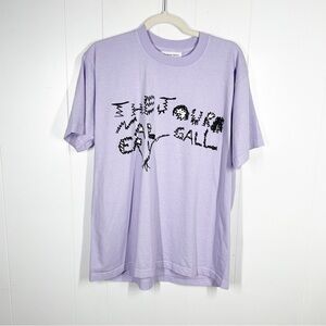Everybody World The Journal Gallery Joe Bradley Purple Short Sleeve Tee Medium